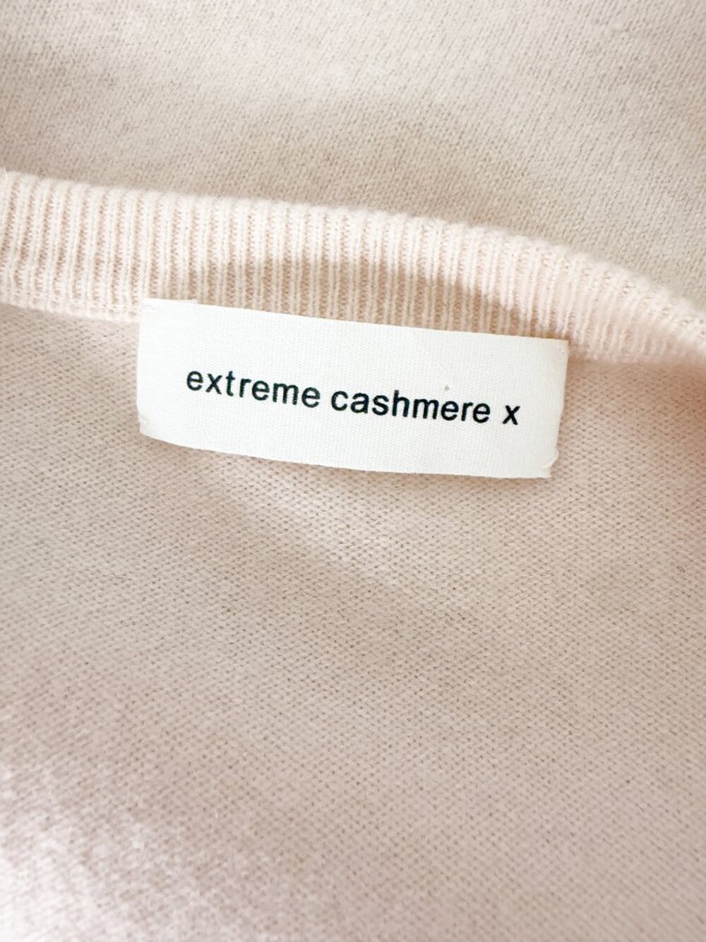extreme cashmere x n°457 jack PALE PINK V-NECK SWEATER L - Picture 8 of 10